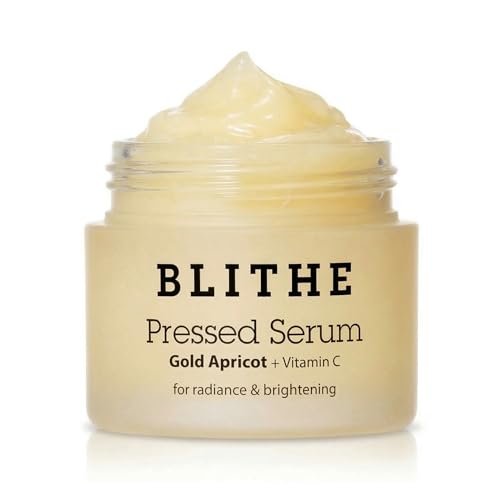 BLITHE Pressed Serum Gold Apricot with Kojic Acid & Vitamin C - Glass Skin Korean Face Serum for Dry Skin, 0.91 fl oz - görsel 2