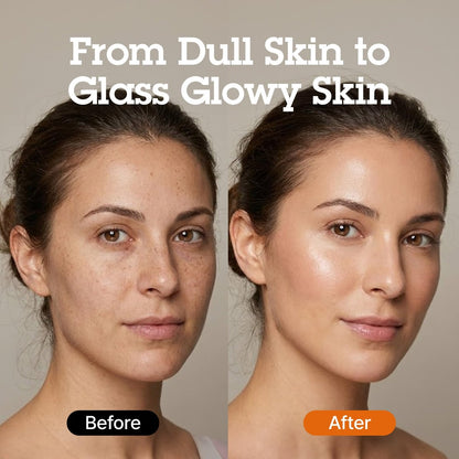 BLITHE Pressed Serum Gold Apricot with Kojic Acid & Vitamin C - Glass Skin Korean Face Serum for Dry Skin, 0.91 fl oz