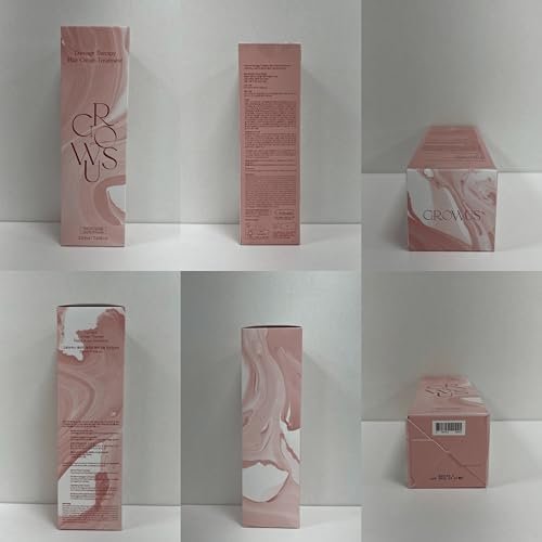 GROWUS Damage Therapy Protein Hair Treatment - 7.43 fl oz Repair & Hydrate Deep Conditioner for Dry, Brittle Hair, Bulgarian Rose Musk Scent, Paraben & Sulfate Free K-Beauty Avelisse