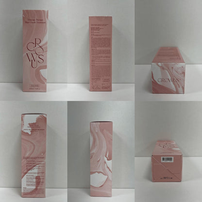 GROWUS Damage Therapy Protein Hair Treatment - 7.43 fl oz Repair & Hydrate Deep Conditioner for Dry, Brittle Hair, Bulgarian Rose Musk Scent, Paraben & Sulfate Free K-Beauty Avelisse