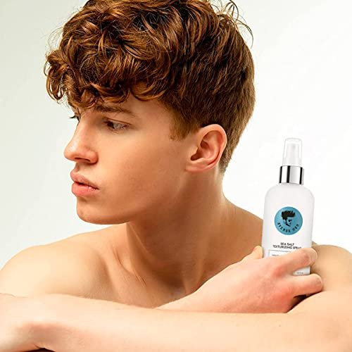 Avenue Man Sea Salt Spray for Men - Texturizing & Thickening Sea Salt Hair Spray with Kelp & Brown Seaweed Extract - Paraben & Sulfate-Free - Add Volume and Texture Beach Hairspray 6.76 Oz Avelisse