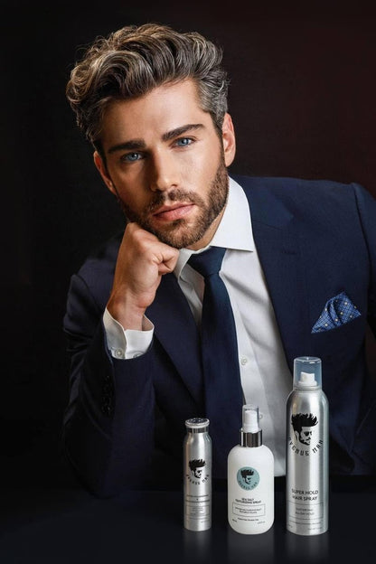 Avenue Man Sea Salt Spray for Men - Texturizing & Thickening Sea Salt Hair Spray with Kelp & Brown Seaweed Extract - Paraben & Sulfate-Free - Add Volume and Texture Beach Hairspray 6.76 Oz Avelisse