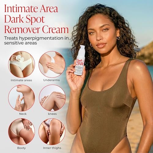 Dark Spot Correcting Cream for Intimate Areas – Intimate Lightening & Brightening Cream for Women Bikini Line Inner Thigh & Underarm Whitening with Tranexamic Acid & Niacinamide, Sensitive Skin Safe, 1 oz Avelisse