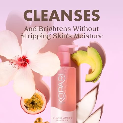 Kopari Sudsy Shower Oil - Hydrating & Moisture Locking Body Cleanser (8.45 fl oz) Avelisse