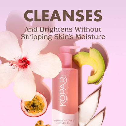 Kopari Sudsy Shower Oil - Hydrating & Moisture Locking Body Cleanser (8.45 fl oz) Avelisse