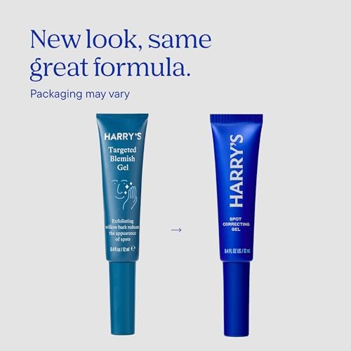 Harry's Targeted Blemish Treatment 2-Pack – Men's Skincare to Calm Blemishes & Reduce Visible Redness (0.4 Fl Oz Each) Avelisse