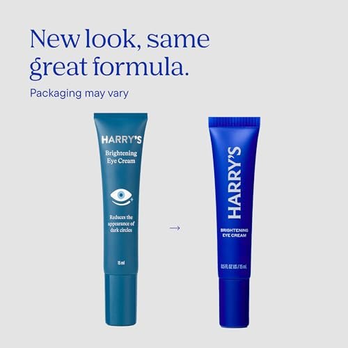 Harry's Brightening Under Eye Cream for Dark Circles, 0.5 Fl Oz (Pack of 2) Avelisse