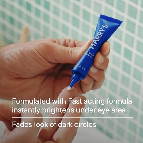 Harry's Brightening Under Eye Cream for Dark Circles, 0.5 Fl Oz (Pack of 2) Avelisse