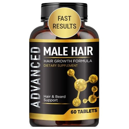 NutraPro Hair Growth Vitamins for Men - Anti Hair Loss Support with DHT Blocker & Biotin - 60 Count Avelisse