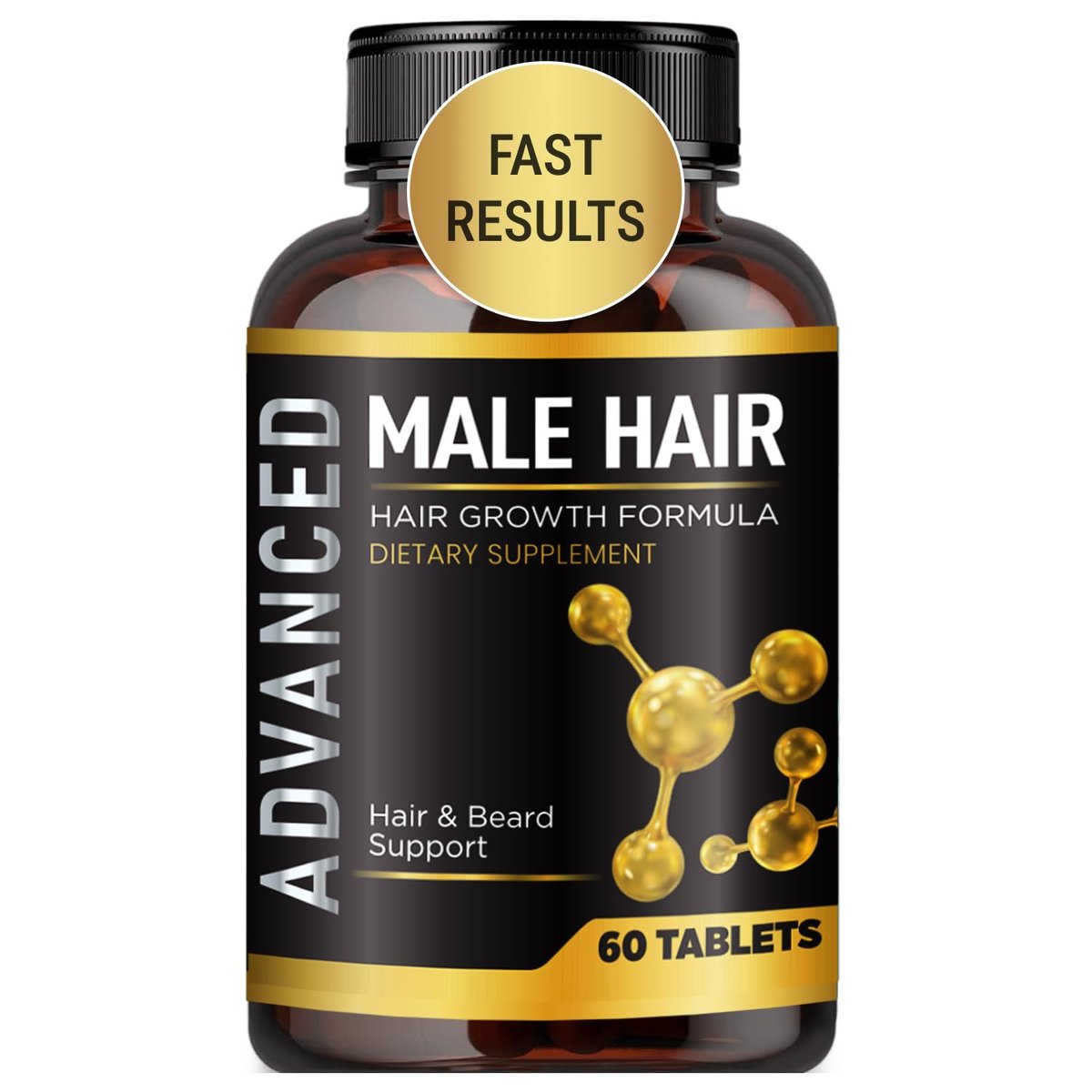 NutraPro Hair Growth Vitamins for Men - Anti Hair Loss Support with DHT Blocker & Biotin - 60 Count Avelisse