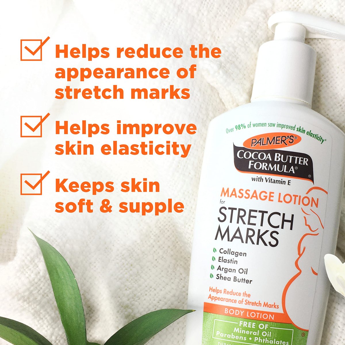Palmer's Stretch Mark Care Body Lotion & Massage Oil Bundle | Cocoa Butter Formula with Vitamin E for Pregnancy Avelisse