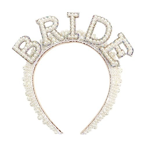 Pearl Bride Headband – Elegant Wedding Hairband for Women, One Size Fits All Avelisse