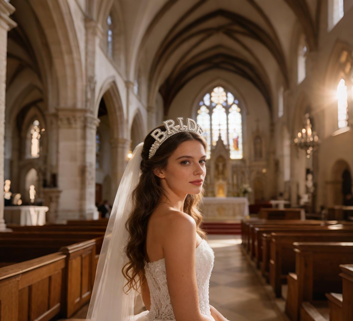 Pearl Bride Headband – Elegant Wedding Hairband for Women, One Size Fits All Avelisse