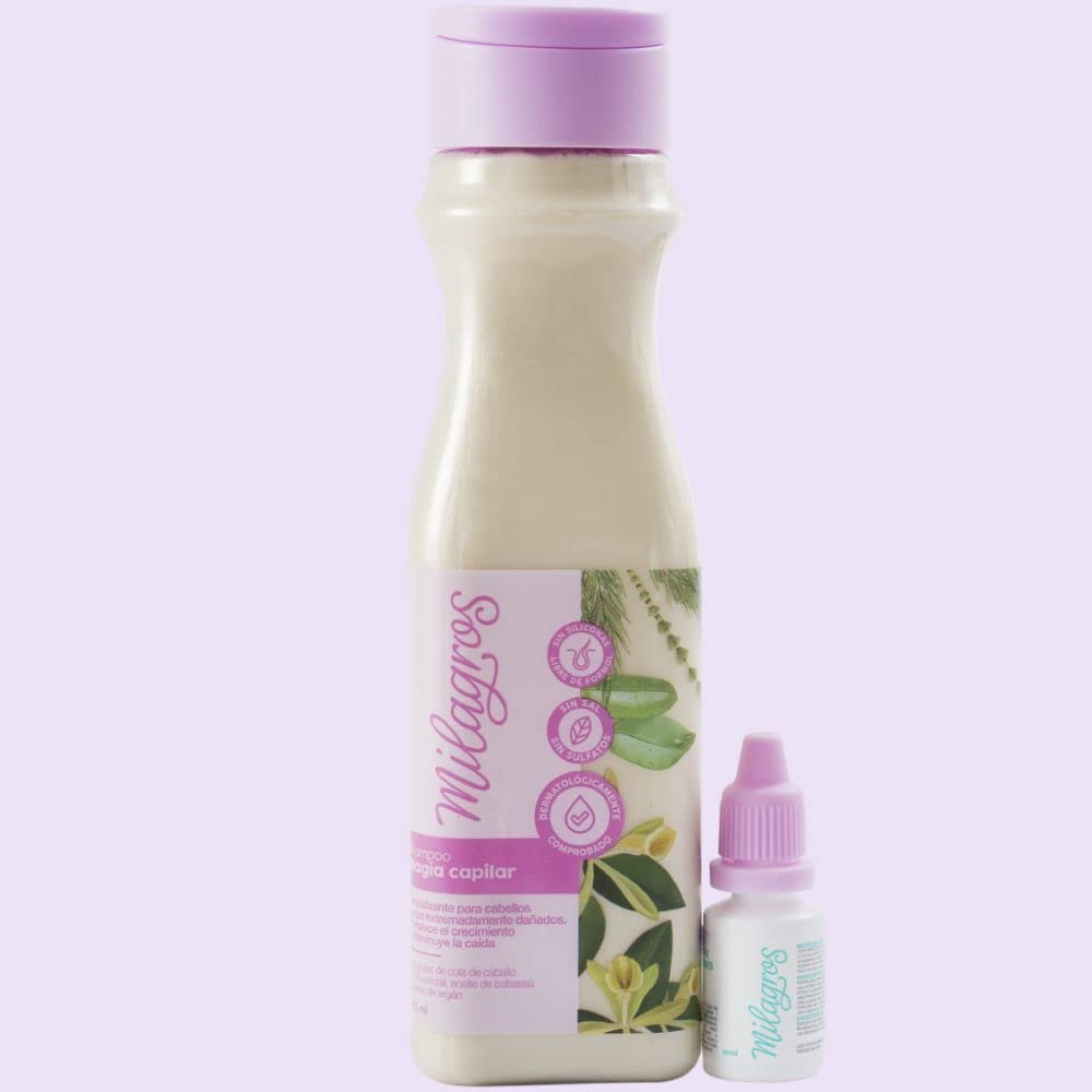 Milagros Magia Capilar Hair Elasticity Restoring Shampoo - 15 Fl Oz - görsel 3