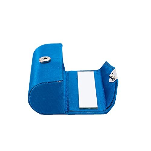 Leadigol 4-Piece Lipstick Case Set - Multicolor Fabric Makeup Organizer with Mirror - görsel 8
