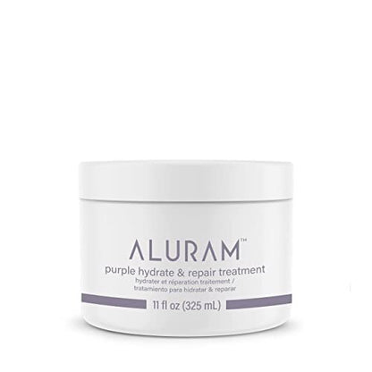 ALURAM Purple Hydrate & Repair Hair Treatment - Intense Moisture Infusion for Silver & Color Treated Hair, 11 Fl Oz Avelisse