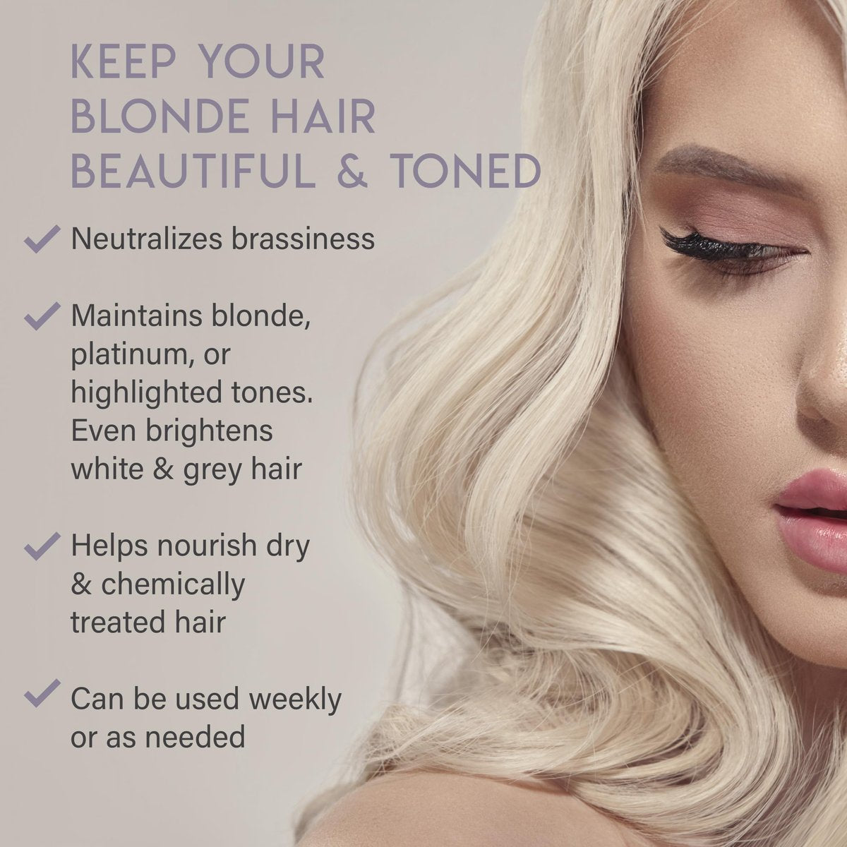 ALURAM Purple Hydrate & Repair Hair Treatment - Intense Moisture Infusion for Silver & Color Treated Hair, 11 Fl Oz Avelisse