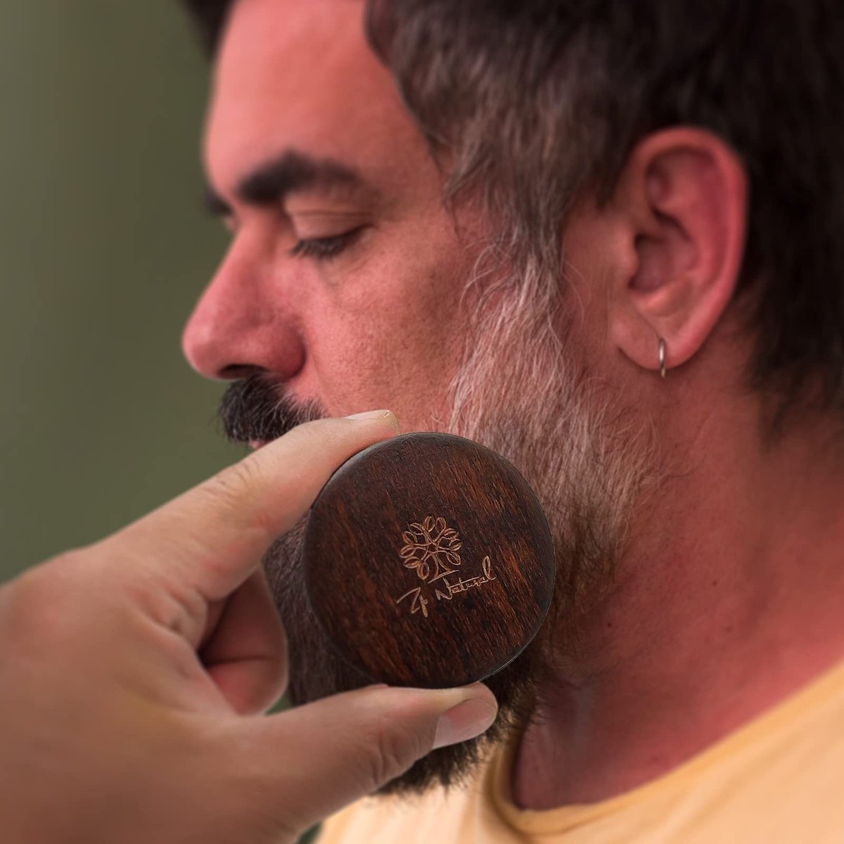 ZP Natural 100% Boar Bristle Beard Brush for Men – Solid Wood Base, European Retro Style - görsel 16