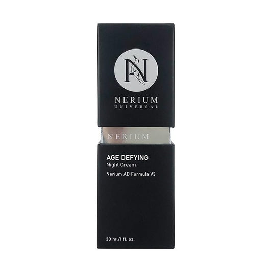 Nerium Night Face Cream - Clean Beauty Peptide & Collagen Hydrating Face Moisturizer with Aloe, Jojoba & Vitamin E - Overnight Firming & Smoothing - 30 ml Avelisse