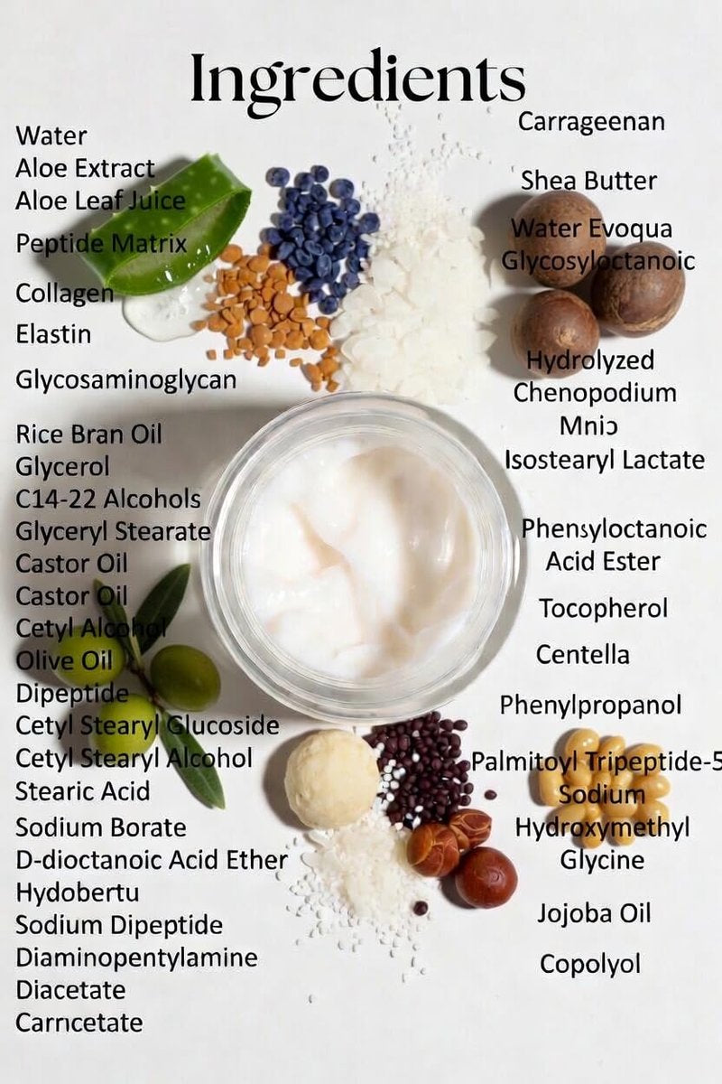 Nerium Day Face Cream | Clean Beauty Hydrating Peptide & Jojoba Oil Face Moisturizer with Elastin, Rice Bran & Olive Oil | Firming, Brightening & Nourishing Daily Skincare | 30 ml Avelisse