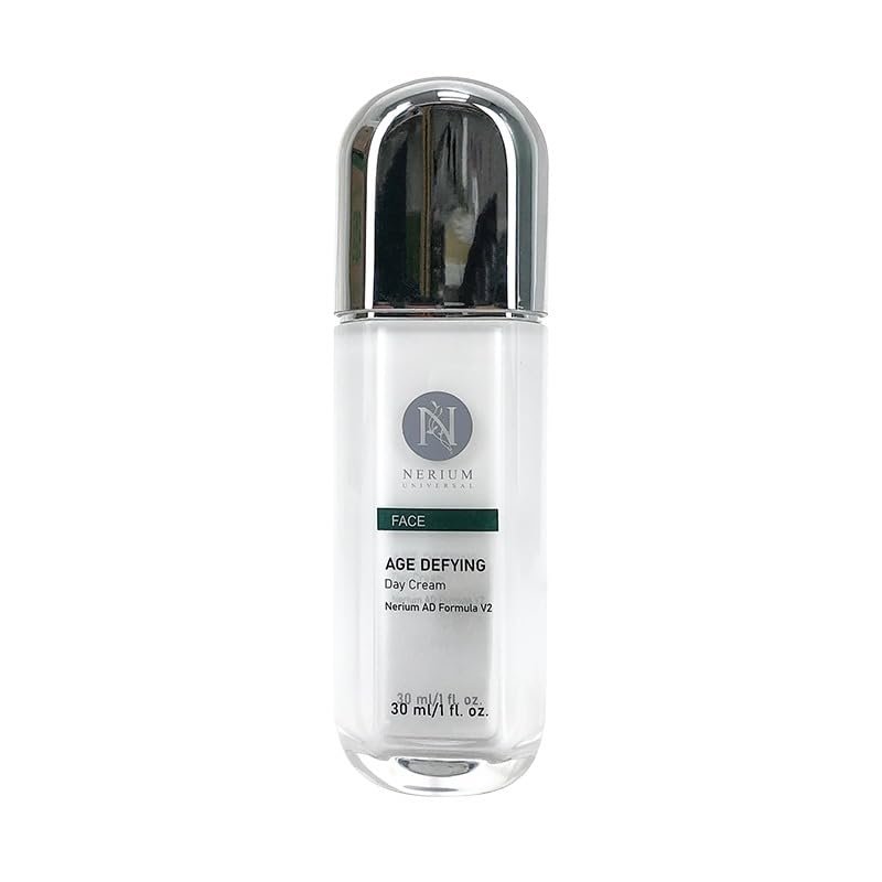 Nerium Day Face Cream | Clean Beauty Hydrating Peptide & Jojoba Oil Face Moisturizer with Elastin, Rice Bran & Olive Oil | Firming, Brightening & Nourishing Daily Skincare | 30 ml Avelisse