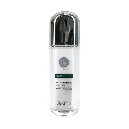 Nerium Day Face Cream | Clean Beauty Hydrating Peptide & Jojoba Oil Face Moisturizer with Elastin, Rice Bran & Olive Oil | Firming, Brightening & Nourishing Daily Skincare | 30 ml Avelisse