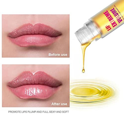 LAIKME Lip Plumper Extreme - Clear Plumping Lip Gloss for Fuller, Thicker Lips - Daily Moisturizing Lip Enhancer