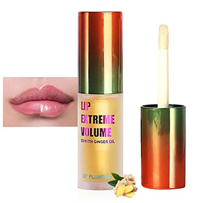 LAIKME Lip Plumper Extreme - Clear Plumping Lip Gloss for Fuller, Thicker Lips - Daily Moisturizing Lip Enhancer