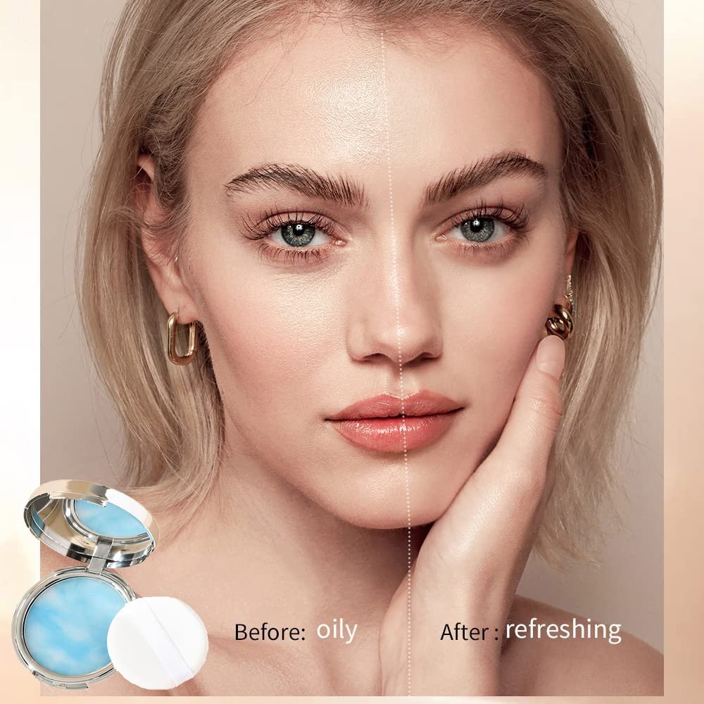 Oil Control Face Pressed Powder – Jelly Pressed Powder for Flawless Matte Finish, Lightweight & Long Lasting - görsel 3
