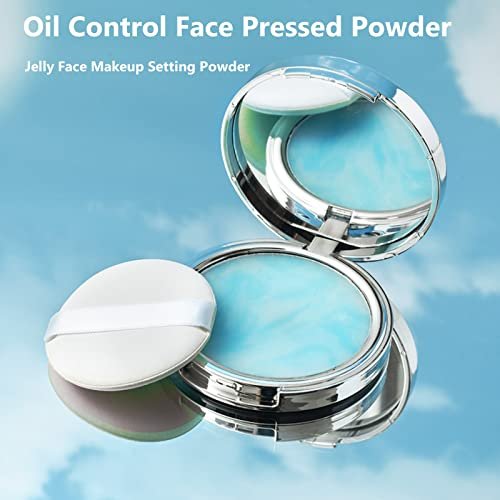 Oil Control Face Pressed Powder – Jelly Pressed Powder for Flawless Matte Finish, Lightweight & Long Lasting - görsel 6