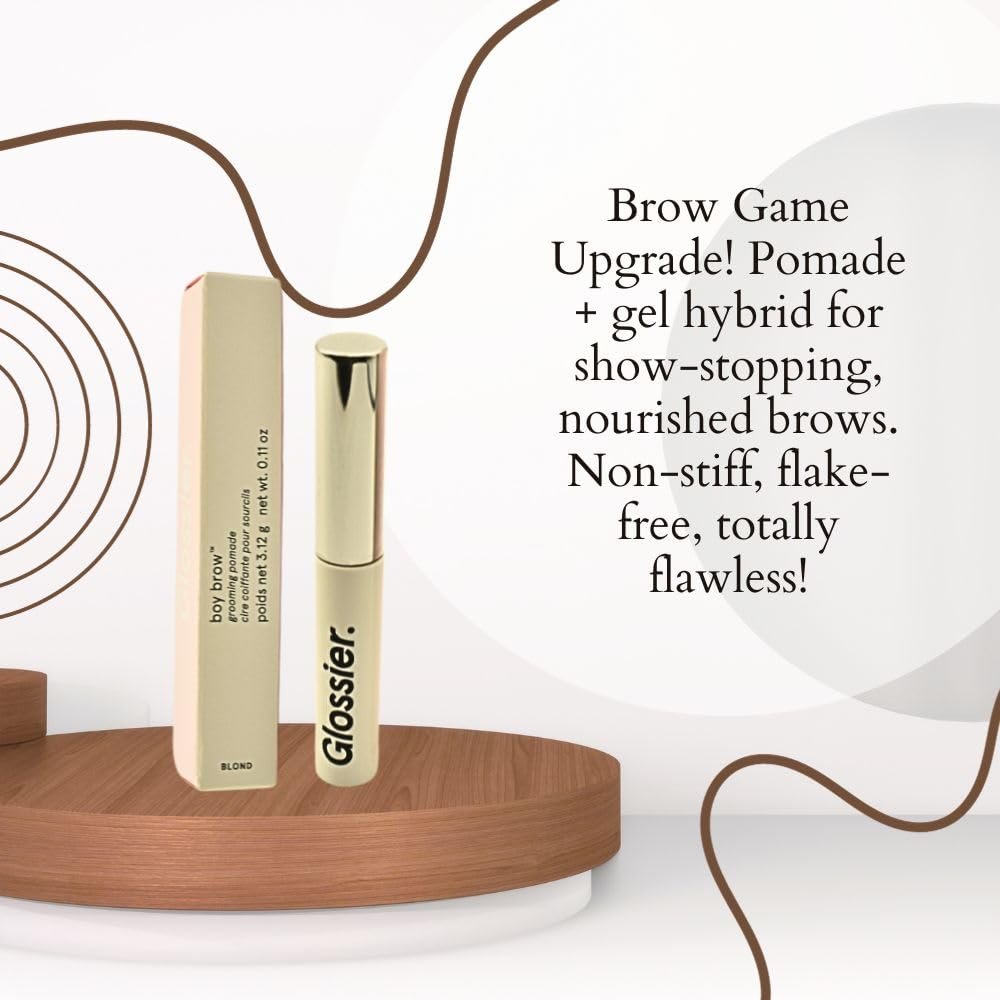 Glossier Boy Brow Volumizing Eyebrow Gel-Pomade - Blond - Light-Medium Blond Avelisse