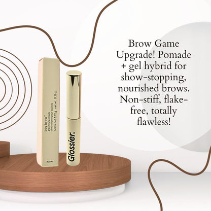 Glossier Boy Brow Volumizing Eyebrow Gel-Pomade - Blond - Light-Medium Blond Avelisse