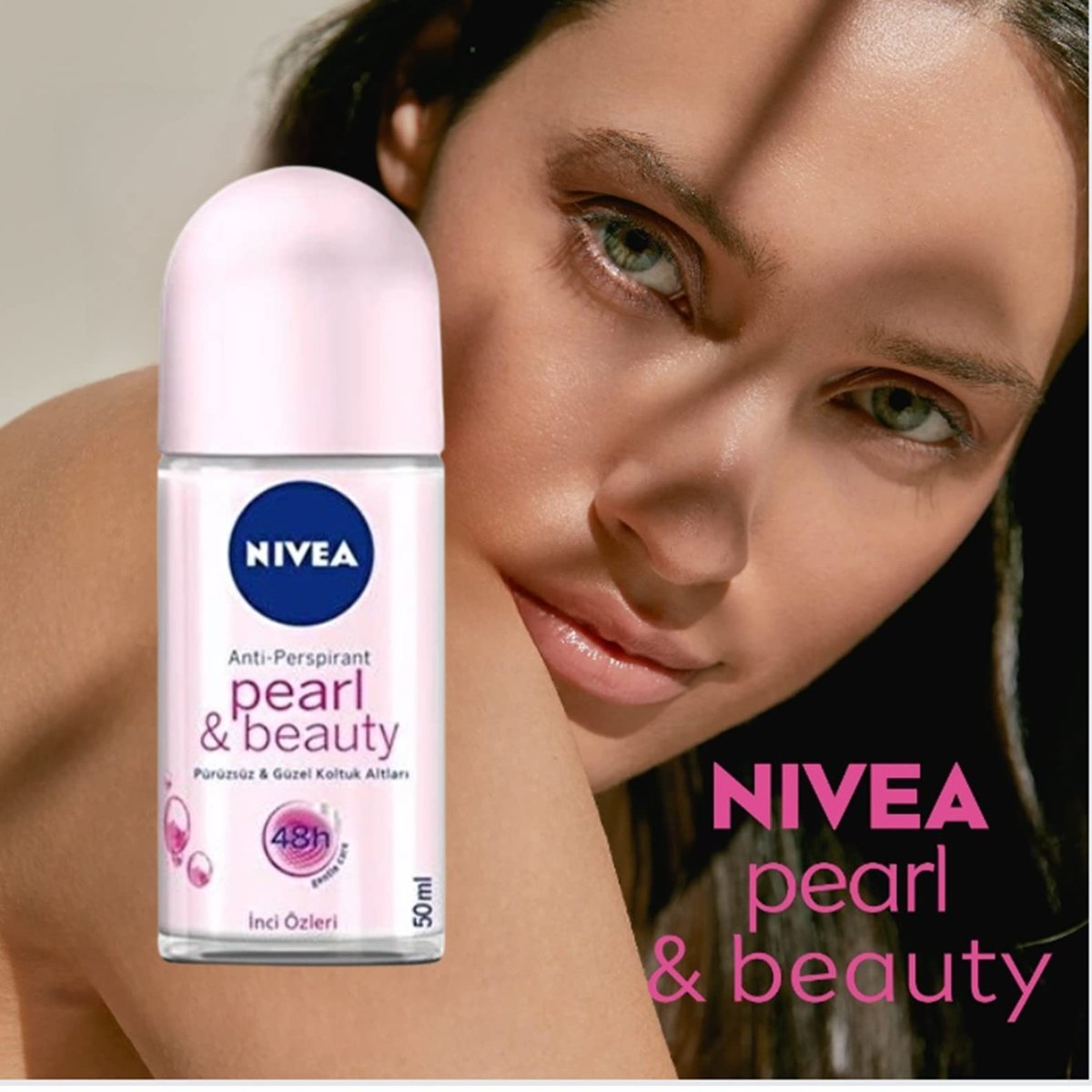 NIVEA Women Deodorant Roll On Pearl & Beauty, 3-Pack, 50ml Each - Long-Lasting Antiperspirant Protection Avelisse