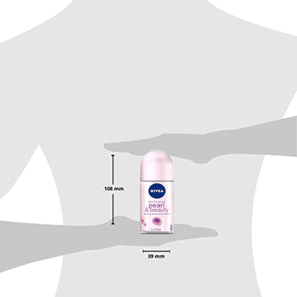 NIVEA Women Deodorant Roll On Pearl & Beauty, 3-Pack, 50ml Each - Long-Lasting Antiperspirant Protection Avelisse