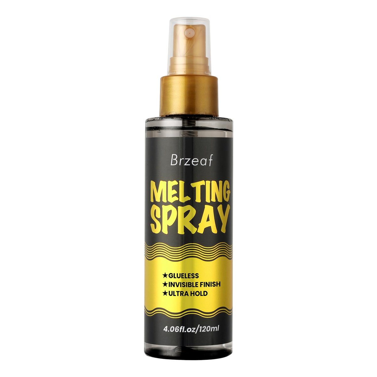 Brzeaf Lace Melting Spray & Holding Spray (120ml) – Extreme Hold, Glueless, Quick-Drying Wig Adhesive for Lace Wigs - görsel 1
