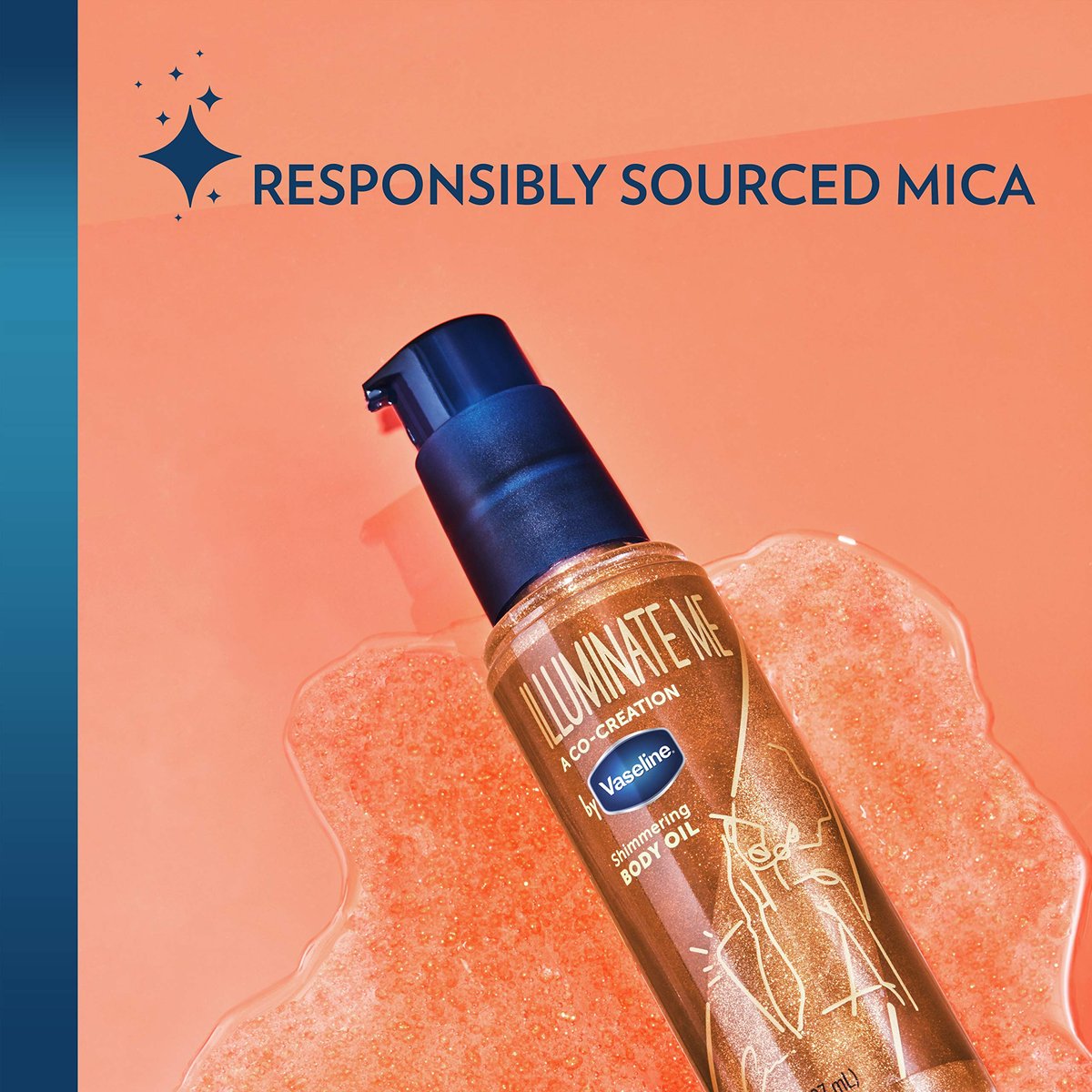 Vaseline Illuminate Me Body Butter & Oil – Shimmering Body Bronzer, Hydrating Whipped Organic Shea Butter with 24-Hour Moisture for Melanin-Rich Skin, Radiant Glow Oil (2 Piece Set) Avelisse