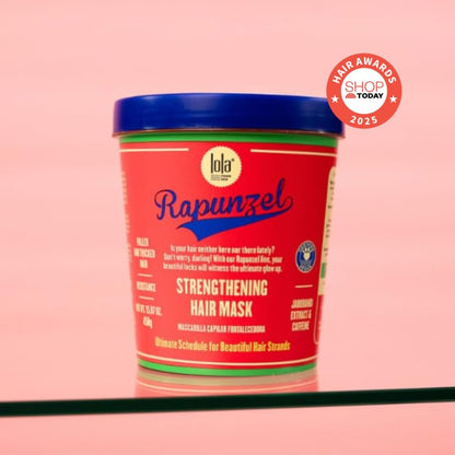 Lola From Rio Rapunzel Strengthening Hair Mask - Restores Shine, For All Hair Types, 15.87 oz Avelisse