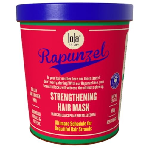 Lola From Rio Rapunzel Strengthening Hair Mask - Restores Shine, For All Hair Types, 15.87 oz Avelisse