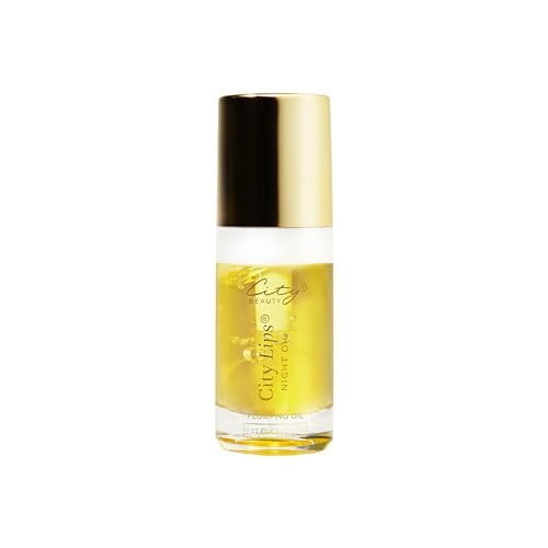 City Lips Night Oil - Overnight Lip Plumping & Hydrating Treatment with Hyaluronic Acid & Plant Extracts Avelisse
