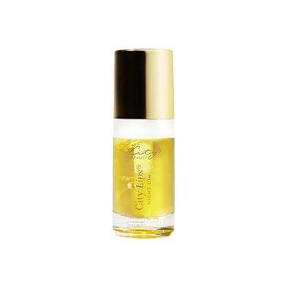 City Lips Night Oil - Overnight Lip Plumping & Hydrating Treatment with Hyaluronic Acid & Plant Extracts Avelisse