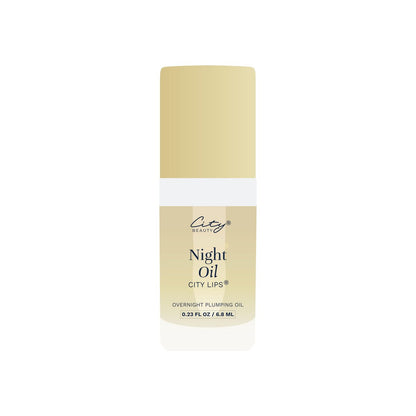 City Lips Night Oil - Overnight Lip Plumping & Hydrating Treatment with Hyaluronic Acid & Plant Extracts Avelisse