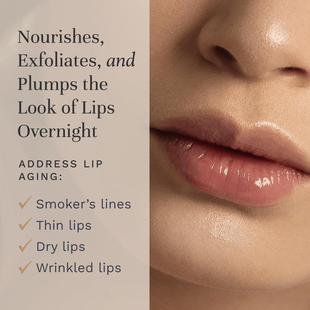 City Lips Night Oil - Overnight Lip Plumping & Hydrating Treatment with Hyaluronic Acid & Plant Extracts Avelisse