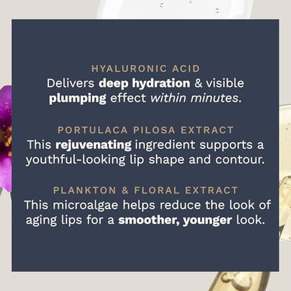 City Lips Night Oil - Overnight Lip Plumping & Hydrating Treatment with Hyaluronic Acid & Plant Extracts Avelisse