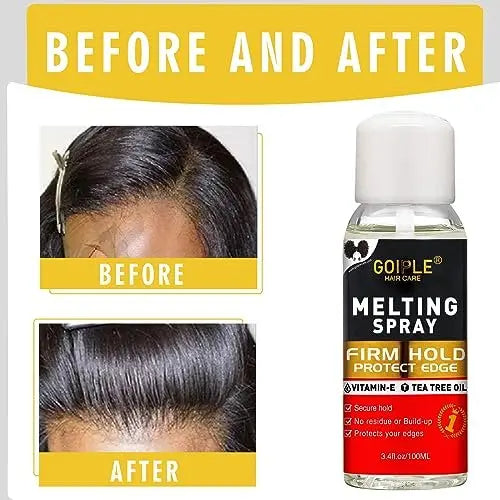 WOZUTUNT Hair Extension Adhesive Spray Kit – Lace Front Wig & Closure Glue, No Melt Formula for Wigs & Extensions Avelisse