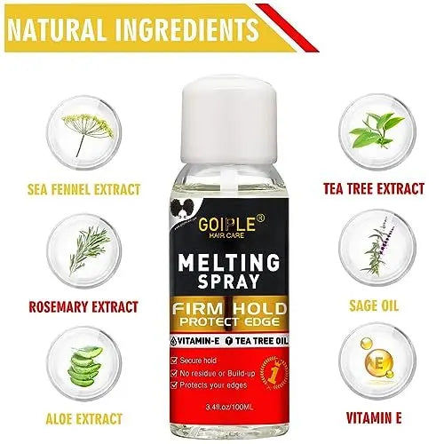 WOZUTUNT Hair Extension Adhesive Spray Kit – Lace Front Wig & Closure Glue, No Melt Formula for Wigs & Extensions Avelisse