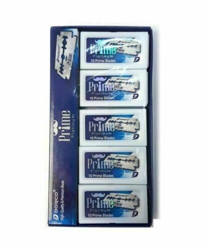 Dorco STP301 Prime Platinum Double Edge Blades – 1,000 Count Bulk Pack for Precision Shaving Avelisse