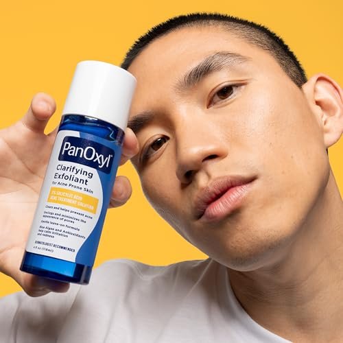 PanOxyl Clarifying Exfoliant with 2% Salicylic Acid – BHA Liquid Exfoliant for Face, Unclogs & Minimizes Pores, with Blue Algae & Antioxidants, 4 fl oz Avelisse