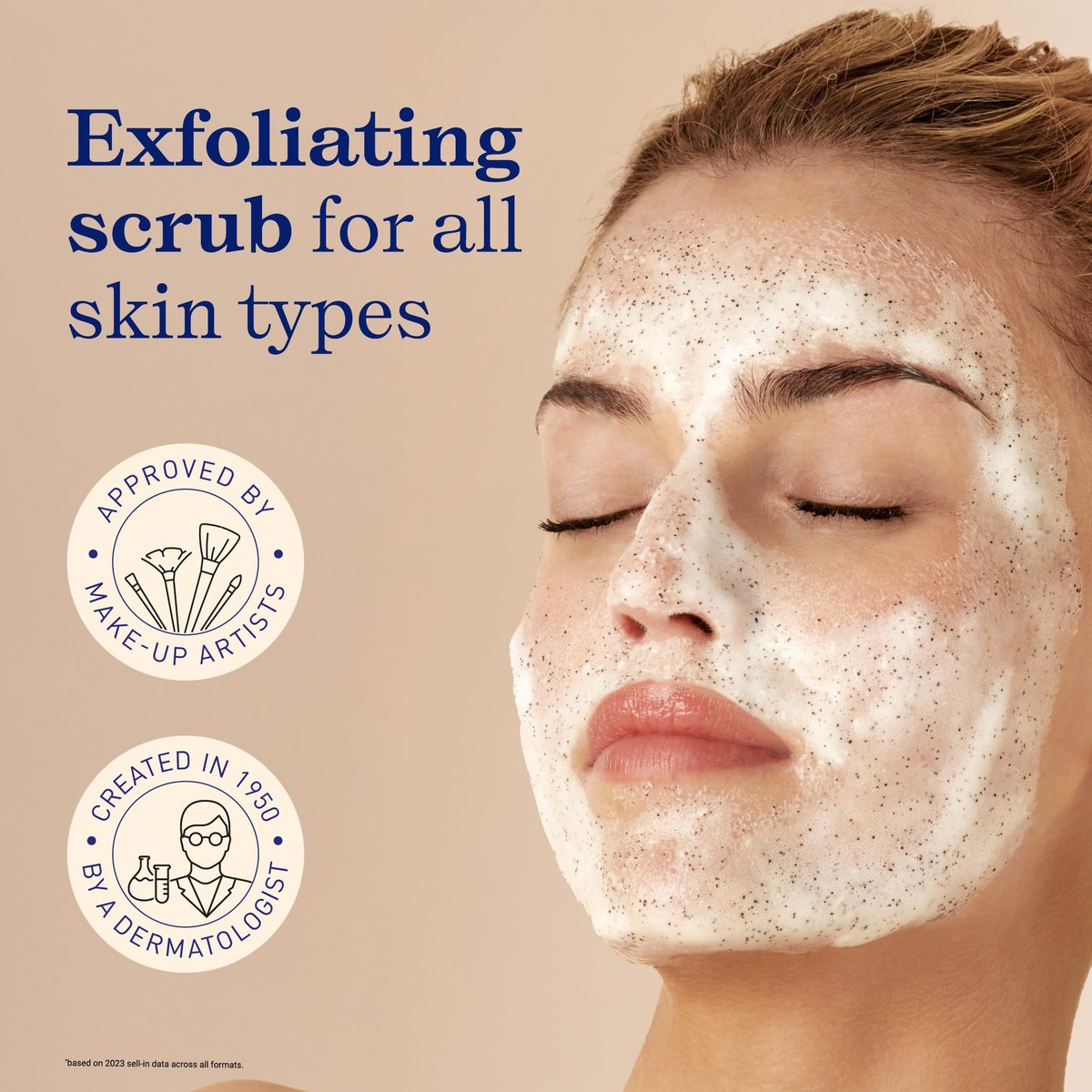 Embryolisse Exfoliating Face Scrub Powder - Gentle Facial Cleanser with Coconut & Milk Powder for All Skin Types, Even Sensitive, 1.41 Oz Avelisse