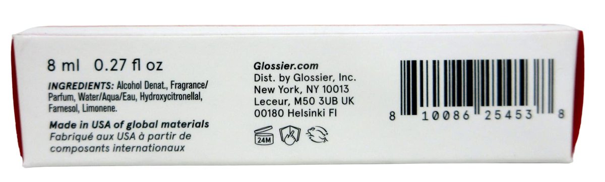 Glossier You Eau de Parfum - 8ml / 0.27 fl oz Travel Spray Avelisse
