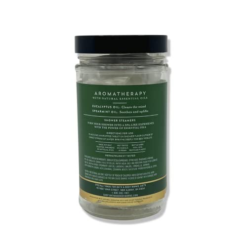 Bath & Body Works Aromatherapy Shower Steamers - Lavender Vanilla & Eucalyptus Spearmint (2 Pack, 6 Tablets Each) Avelisse